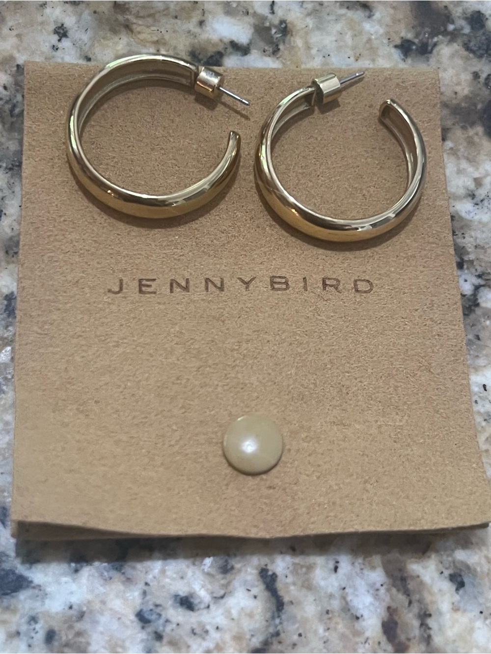 Jenny Bird Gold Chunky Hoop Earrings